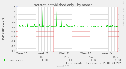 Netstat, established only