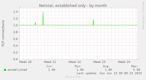 Netstat, established only